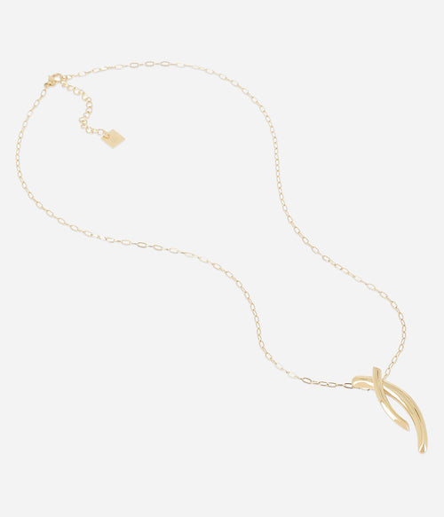 Collier Apion (Acier doré)