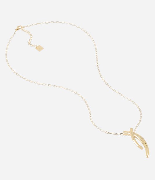 Collier Apion (Acier doré)