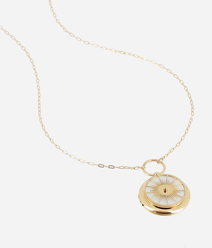 Collier Secret (Acier doré)
