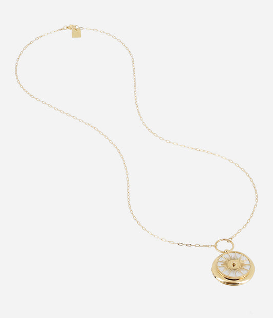 Collier Secret (Acier doré)