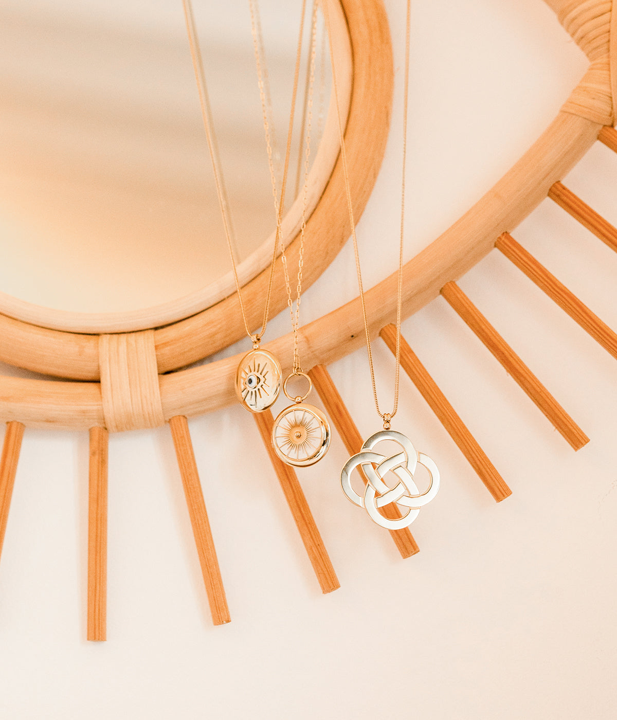 Collier Secret (Acier doré)