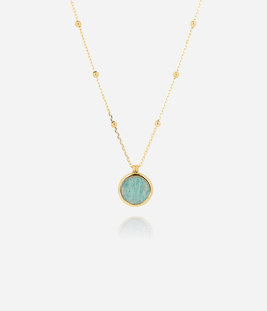 Collier Pearl (Acier doré)