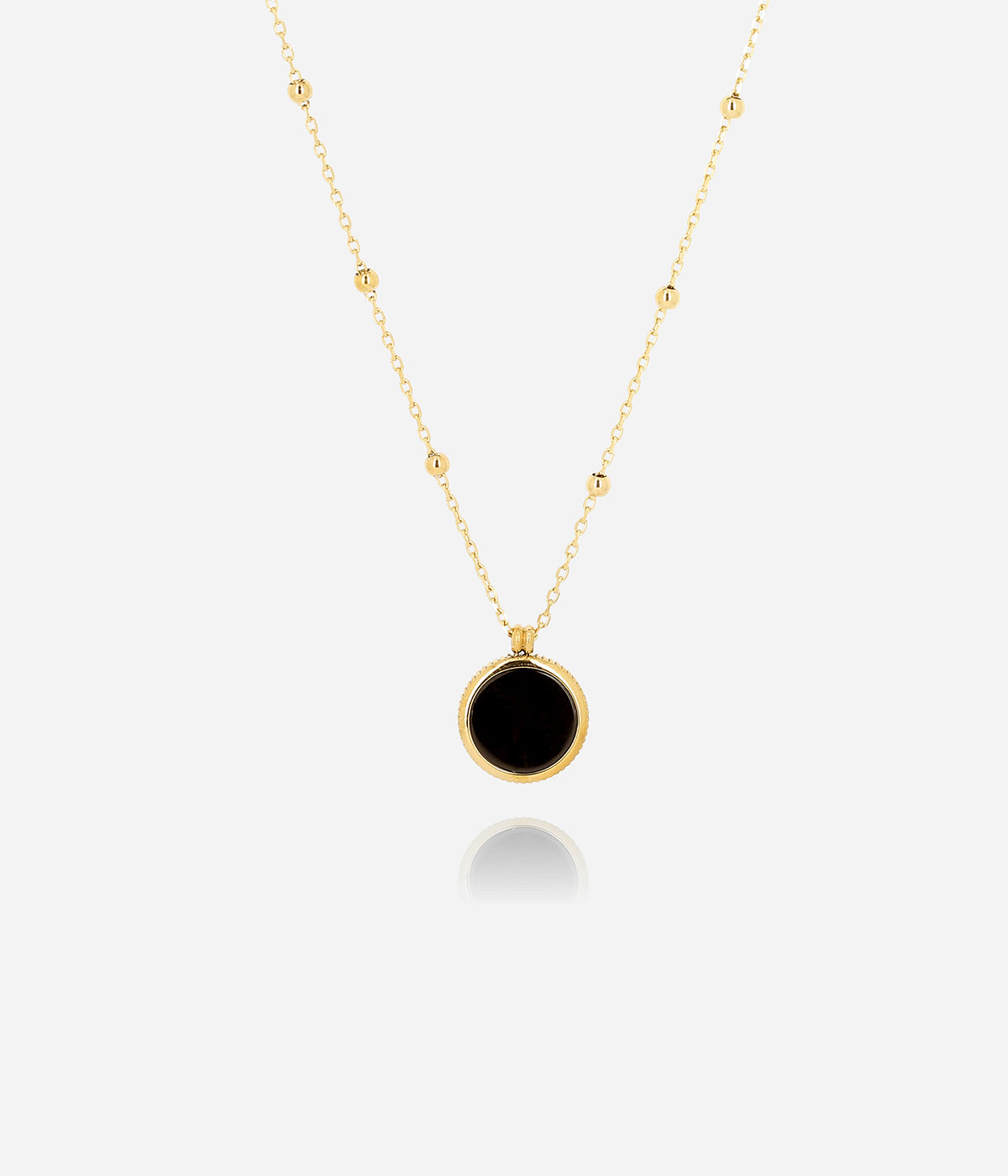 Collier Pearl (Acier doré)