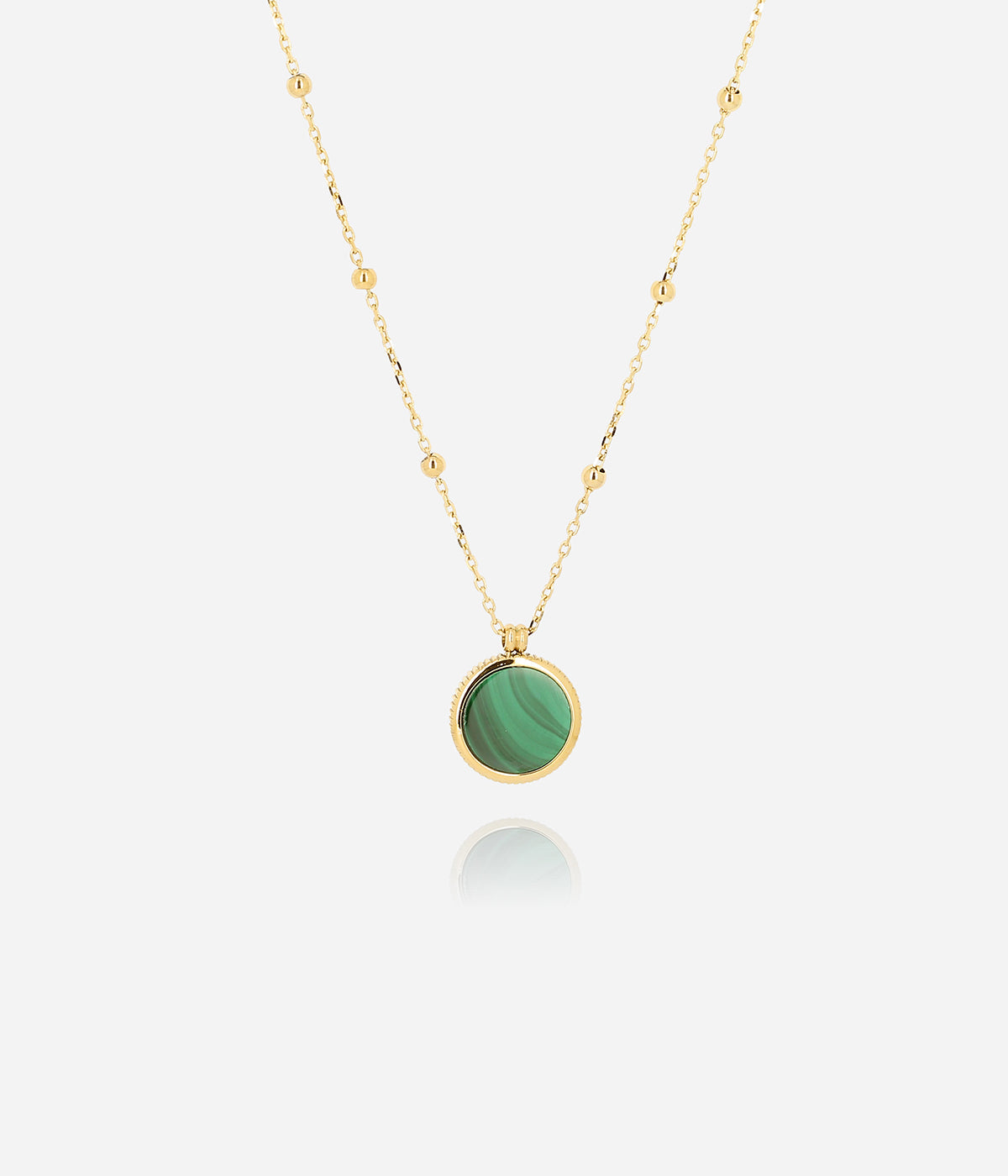 Collier Pearl (Acier doré)