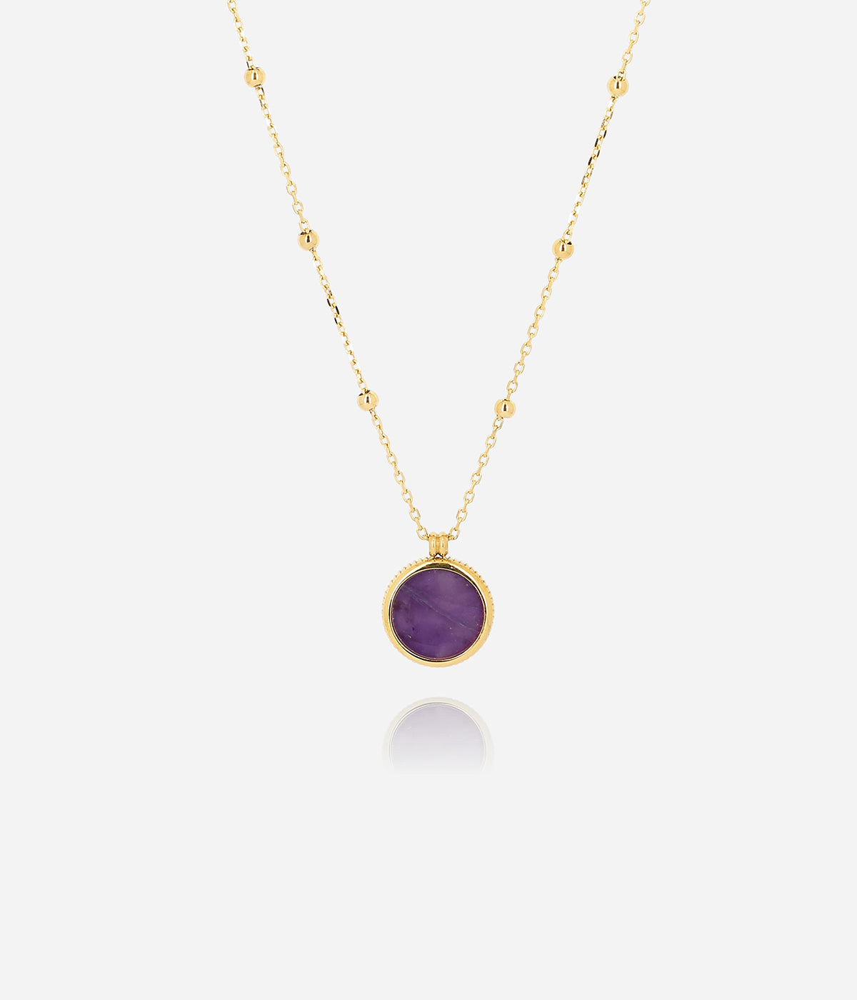 Collier Pearl (Acier doré)