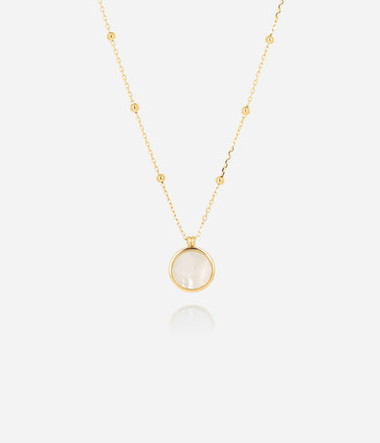 Collier Pearl (Acier doré)