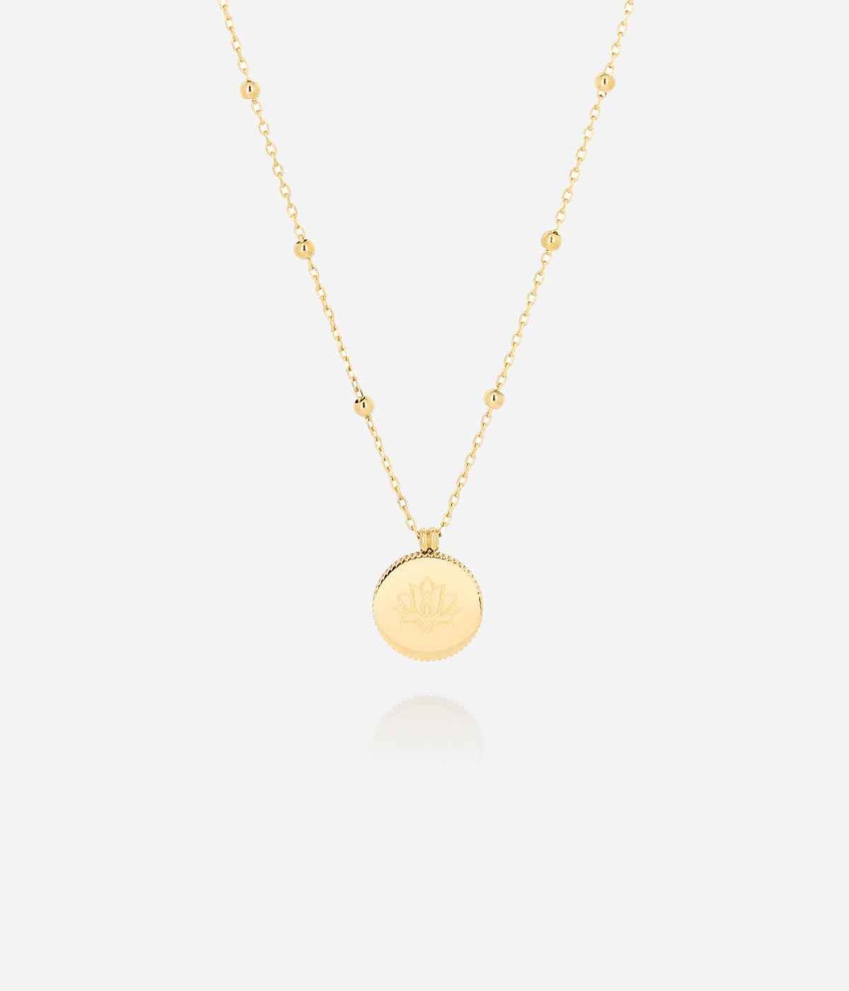 Collier Pearl (Acier doré)