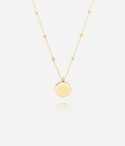 Collier Pearl (Acier doré)
