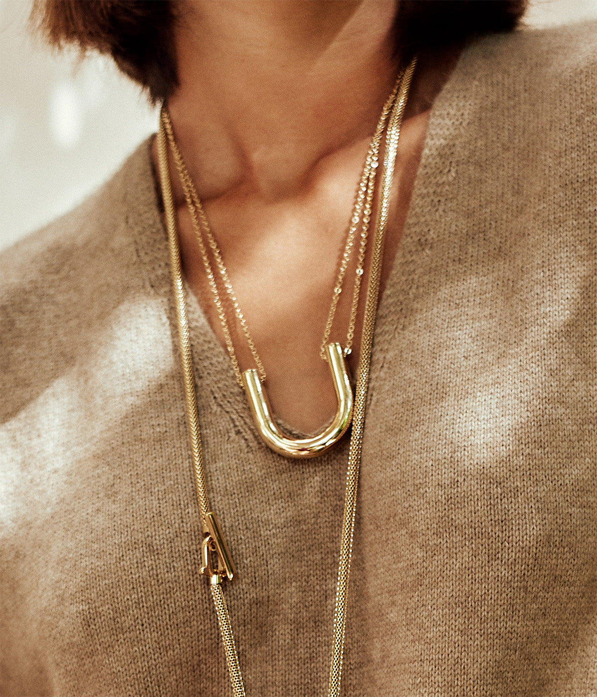 Collier Lianna (Acier doré)