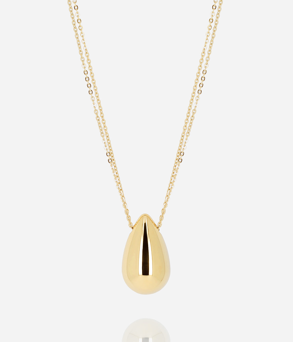 Collier Lacrima (Acier doré)