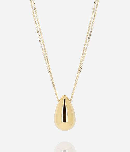 Collier Lacrima (Acier doré)