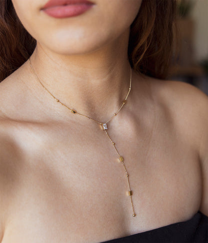 Collier Ariane (Acier doré)