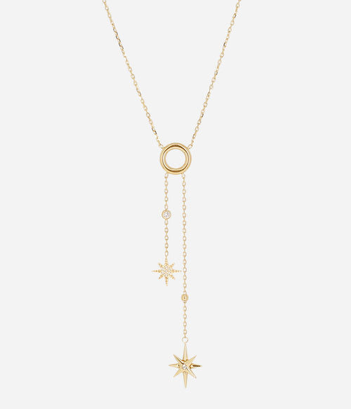 Collier Delta (Acier doré)