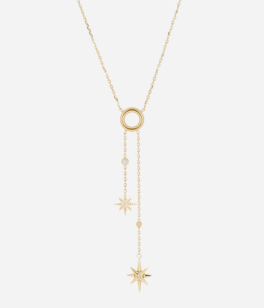 Collier Delta (Acier doré)
