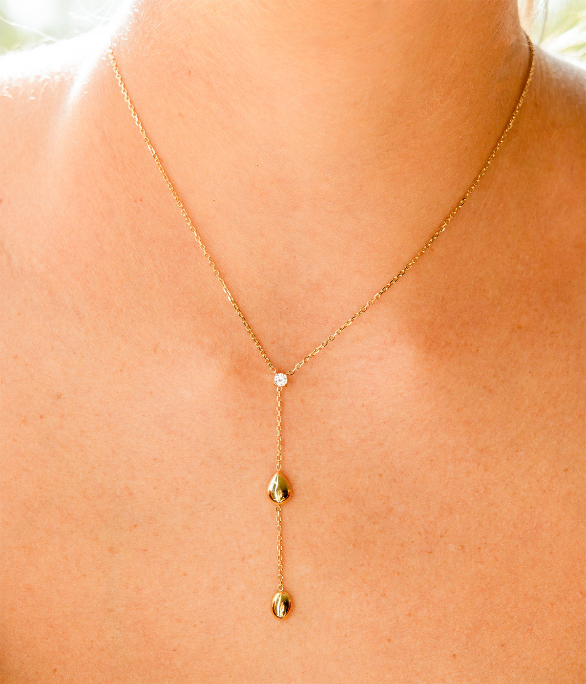 Collier Dilys (Acier doré)