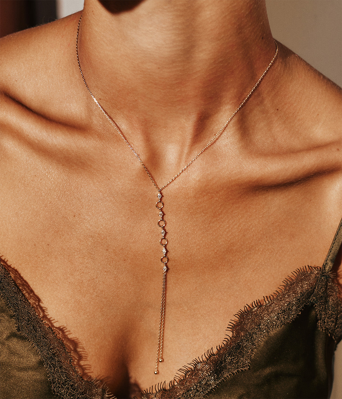 Collier Denebo (Acier doré)