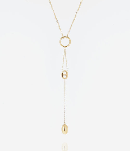 Collier Flunt (Acier doré)