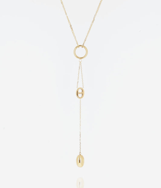 Collier Flunt (Acier doré)