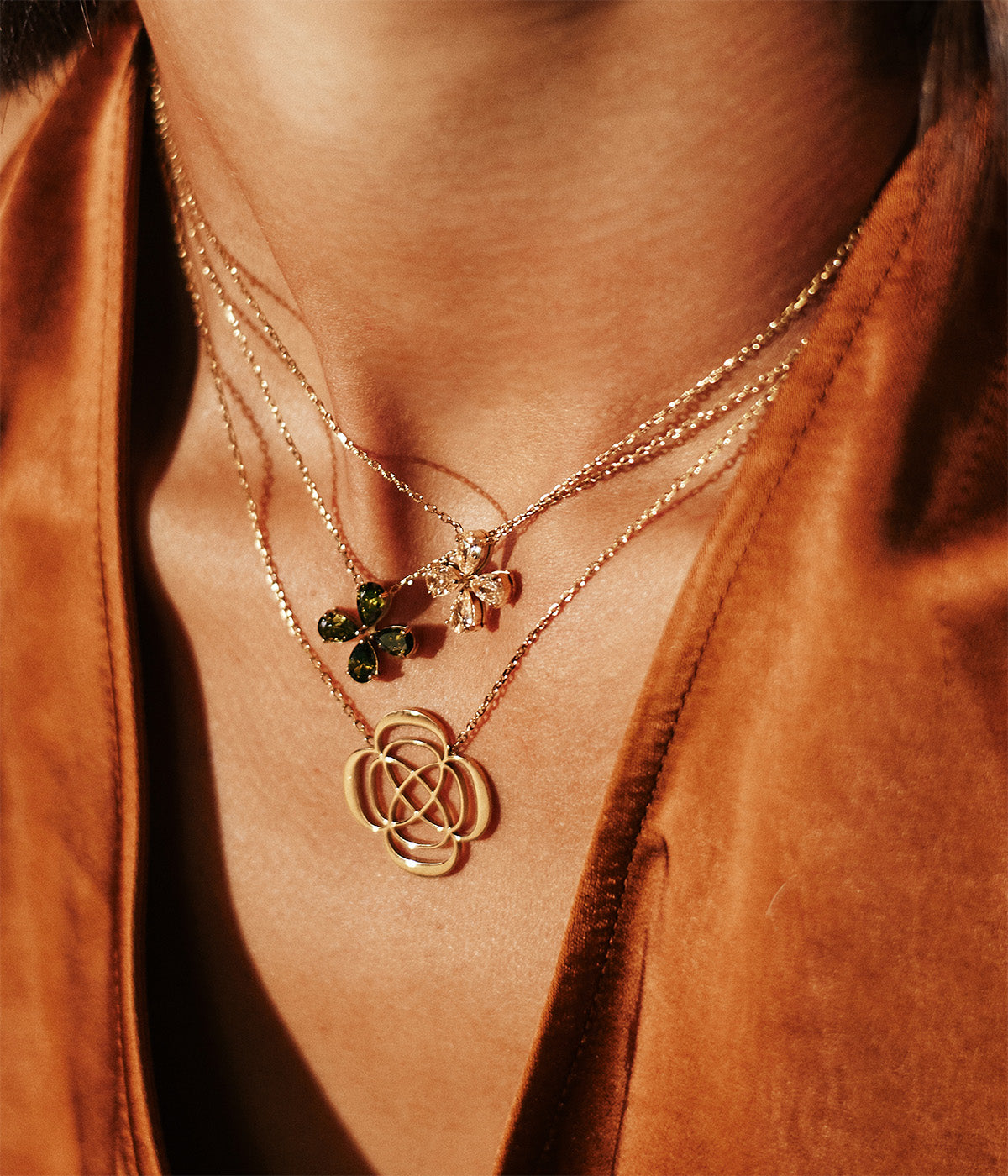 Collier Isaki (Acier doré)
