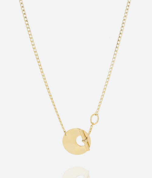 Collier Dinos (Acier doré)