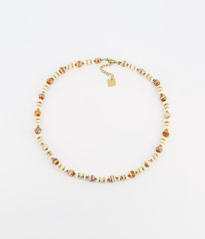 Collier Lime (Acier doré)