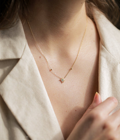 Collier Newton (Acier doré)