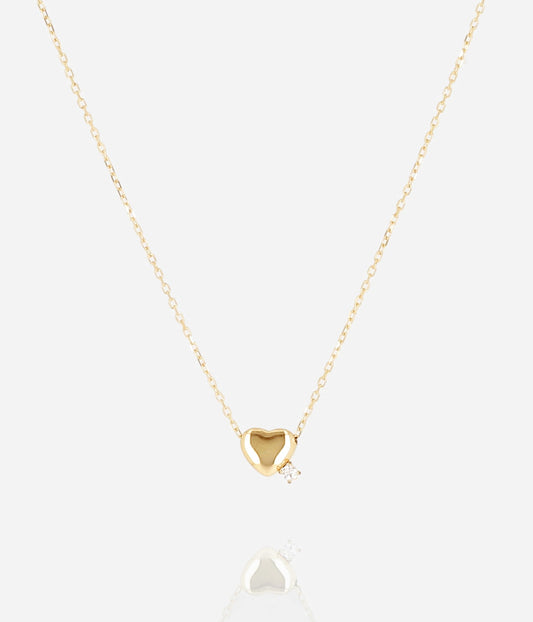 Collier Azur (Acier doré)