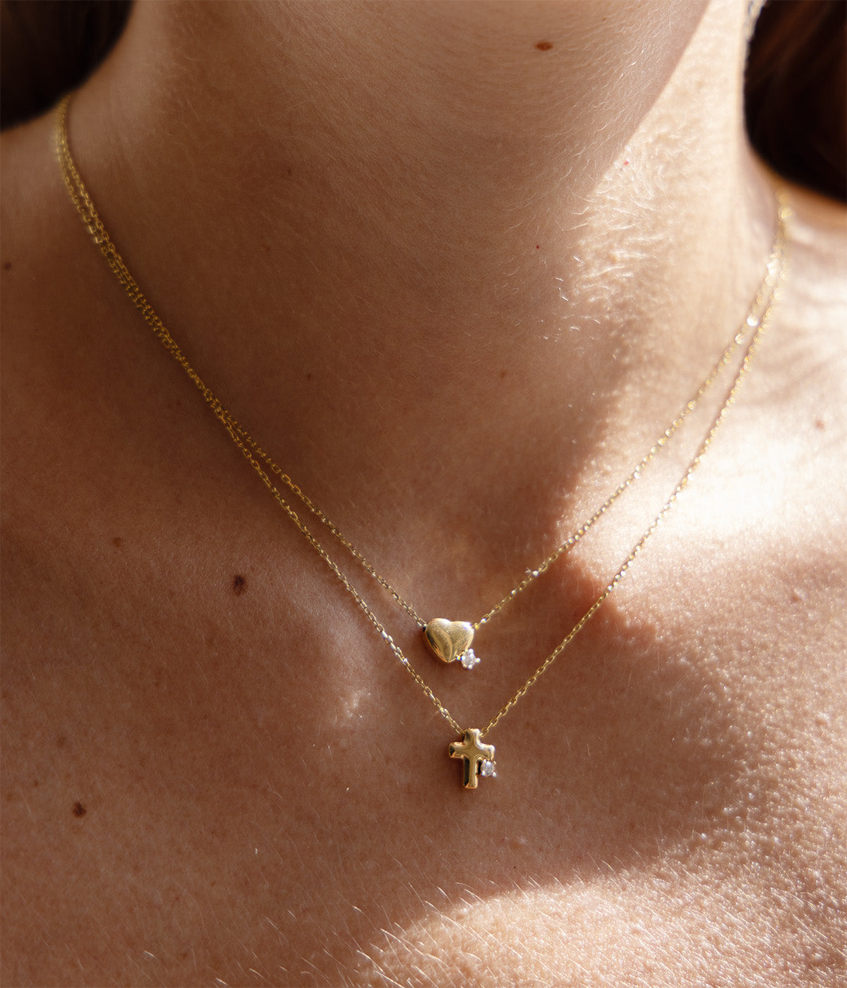 Collier Azur (Acier doré)