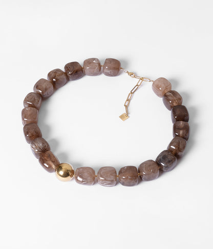 Collier Oedipe (Acier doré)