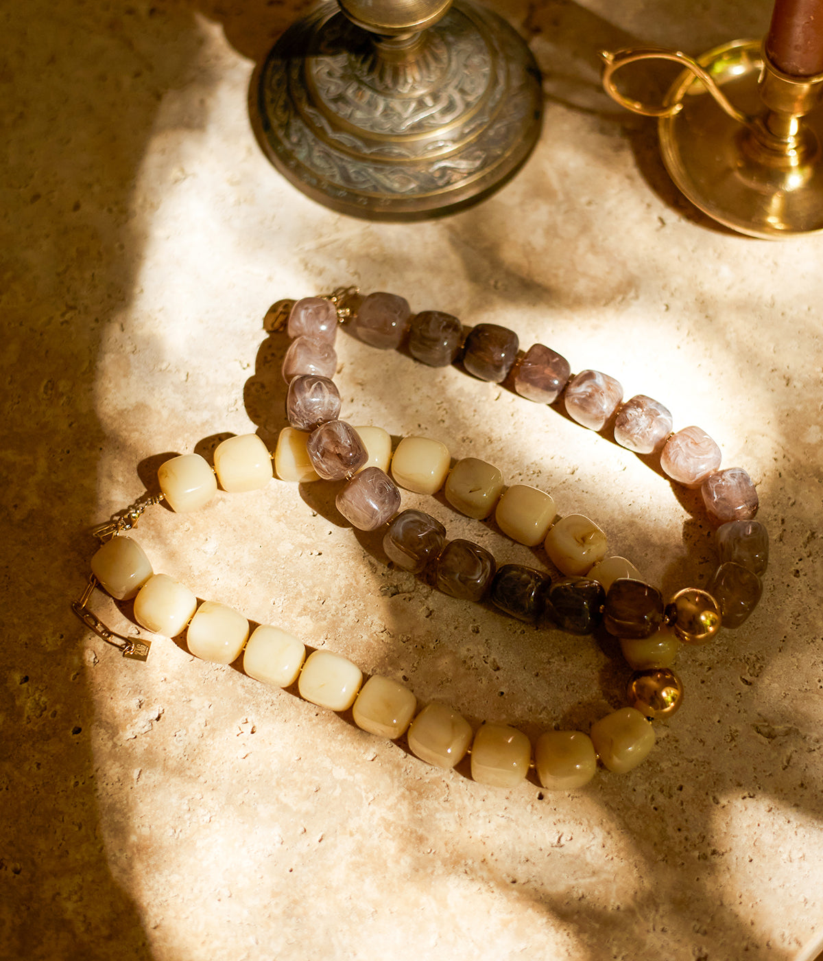 Collier Oedipe (Acier doré)