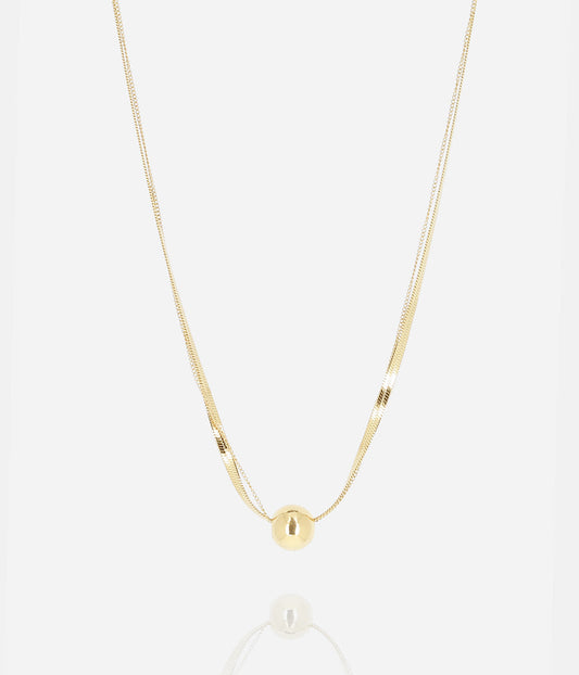 Collier Lugano (Acier doré)
