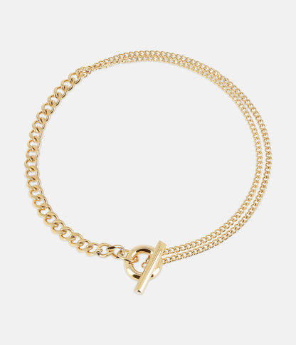 Collier Hevea (Acier doré)