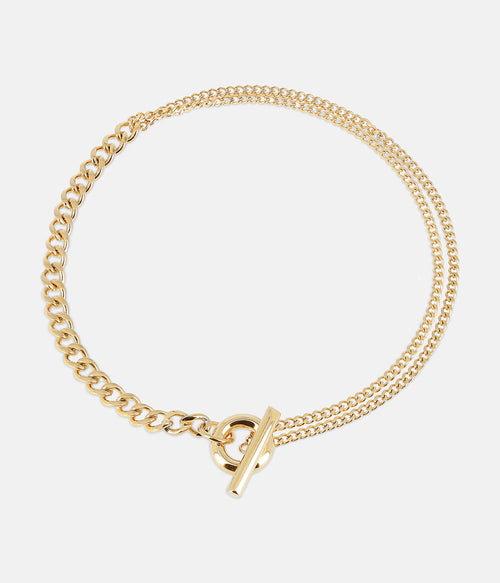 Collier Hevea (Acier doré)