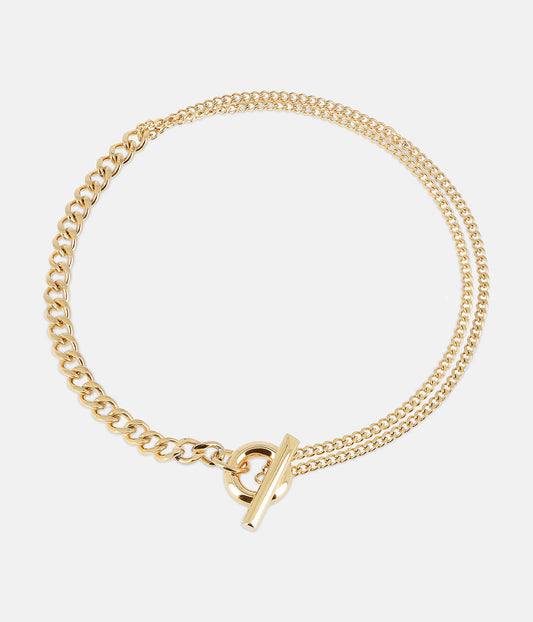 Collier Hevea (Acier doré)