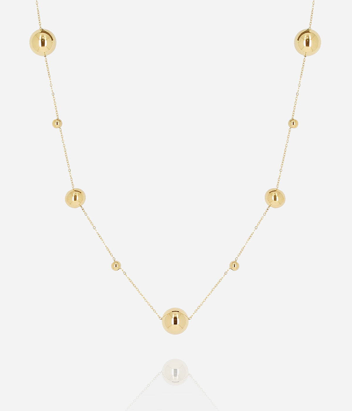 Collier Senia (Acier doré)