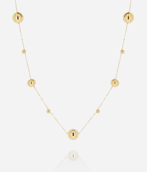 Collier Senia (Acier doré)