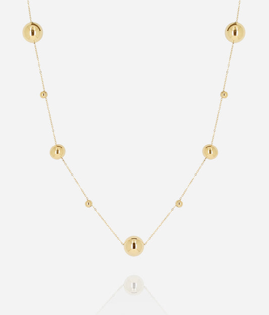 Collier Senia (Acier doré)