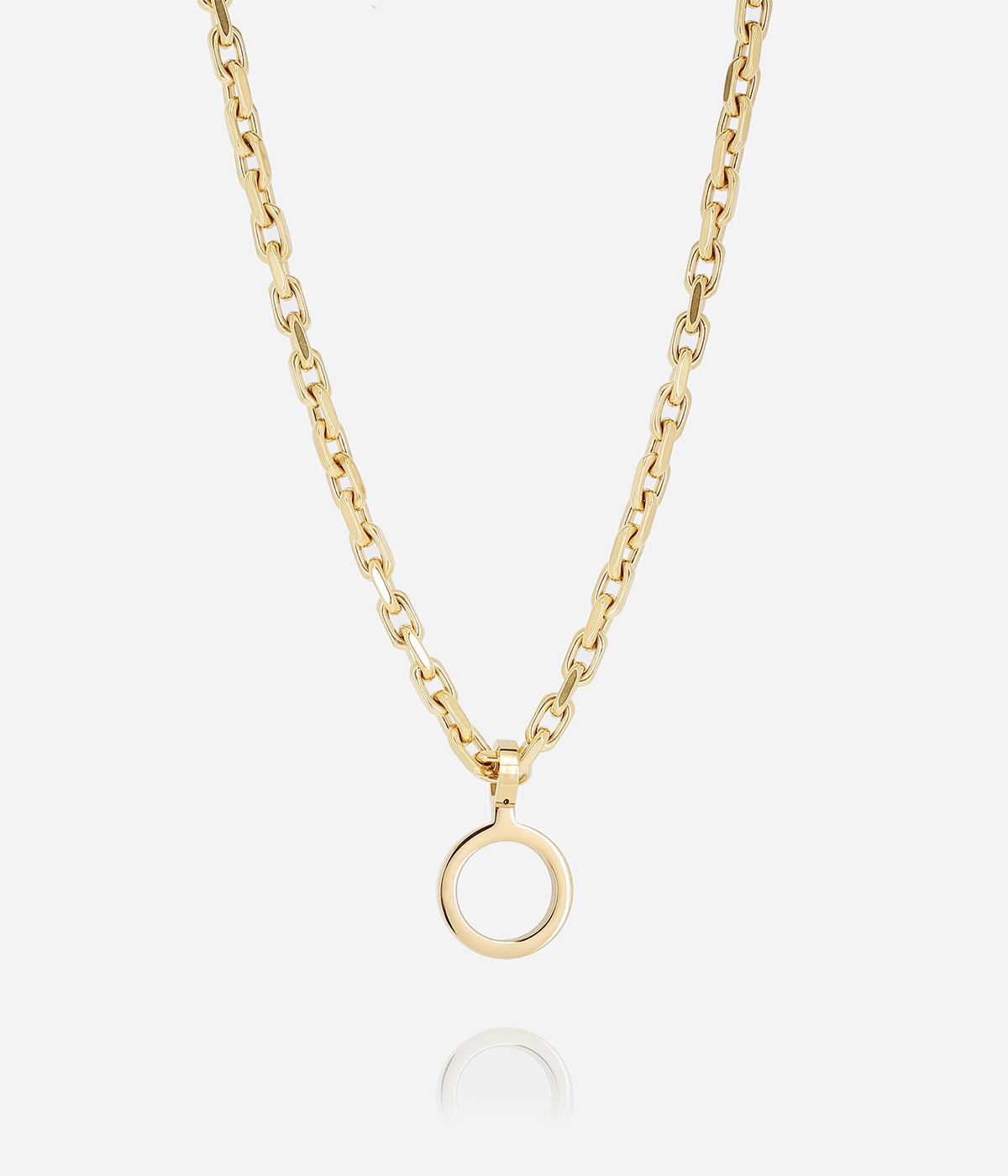 Collier Media (Acier doré)