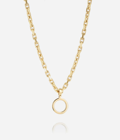 Collier Media (Acier doré)
