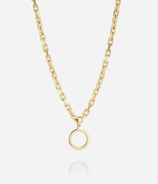 Collier Media (Acier doré)