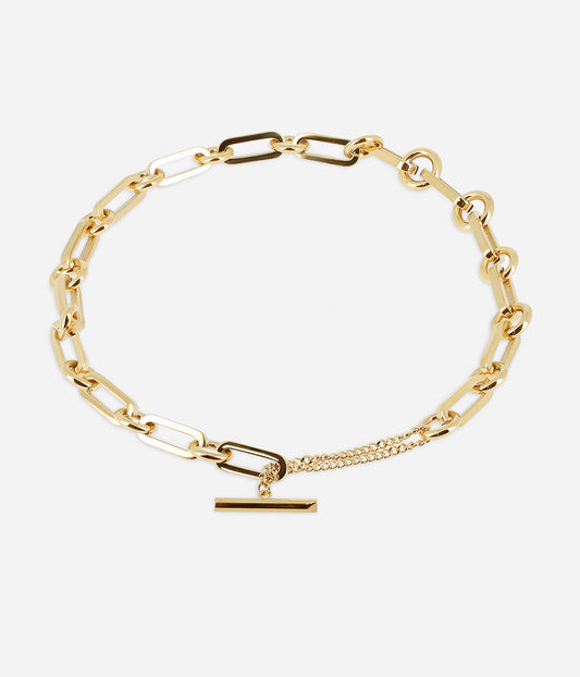 Collier Cyrano (Acier doré)