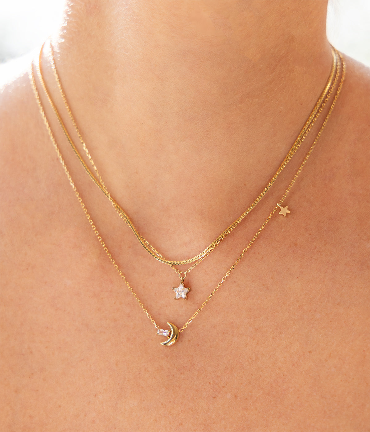 Collier Anoth (Acier doré)