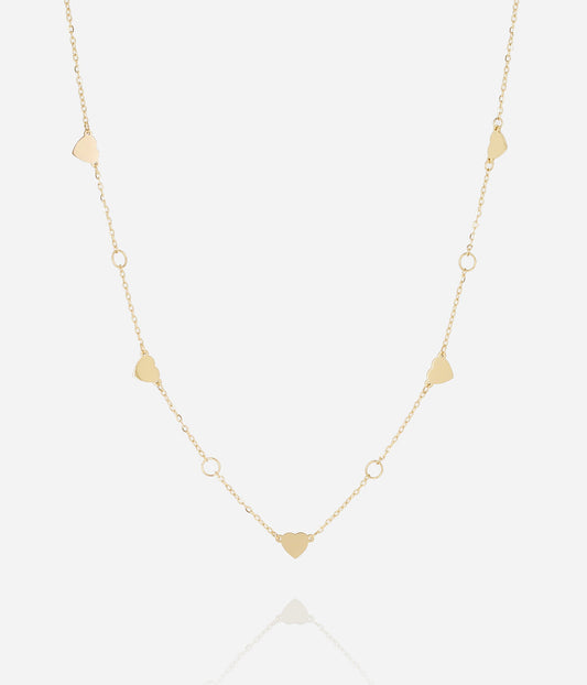 Collier Aphaia (Acier doré)