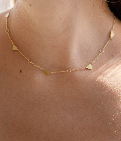 Collier Aphaia (Acier doré)