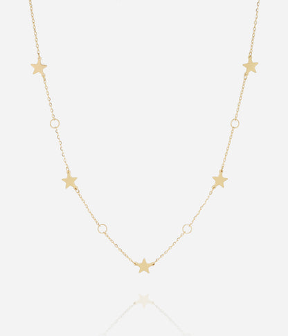 Collier Salma (Acier doré)