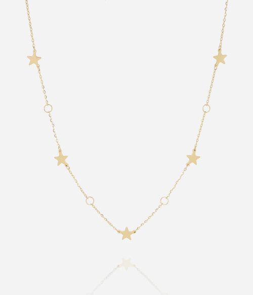 Collier Salma (Acier doré)