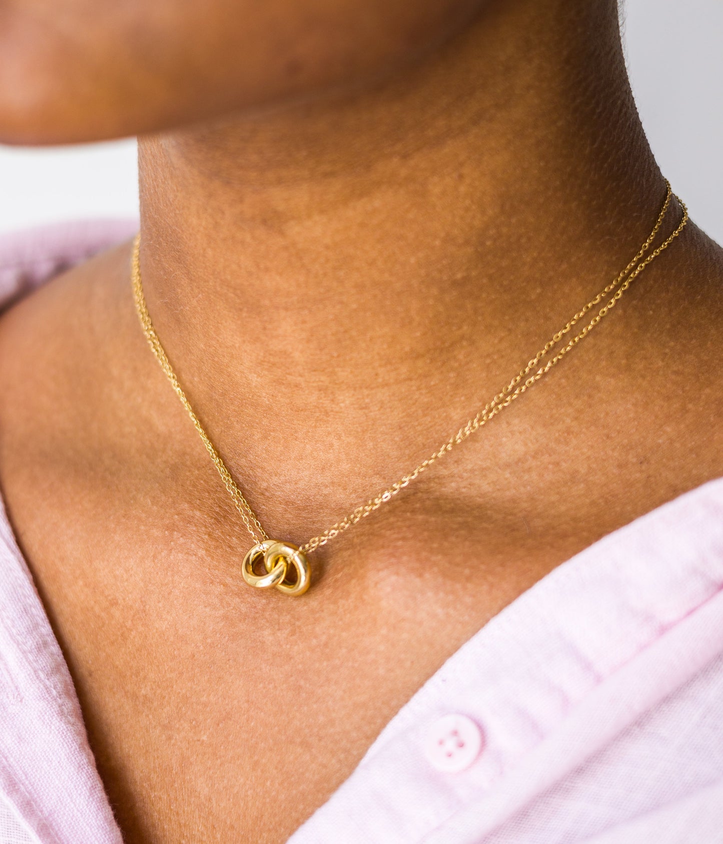 Collier Menti (Acier doré)