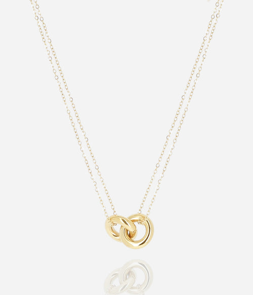 Collier Menti (Acier doré)