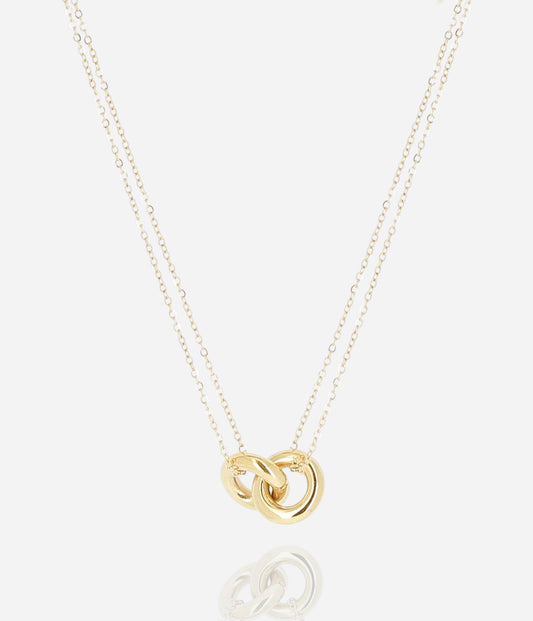 Collier Menti (Acier doré)