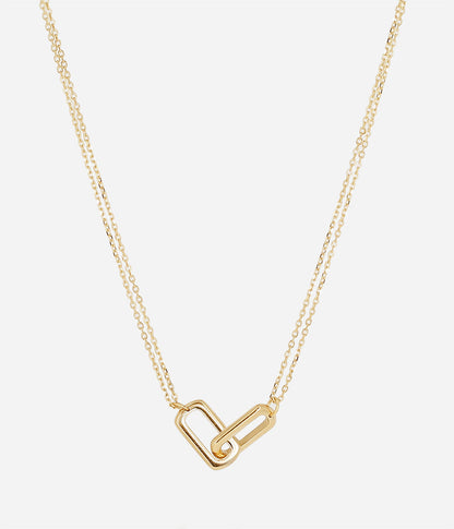 Collier Gamma (Acier doré)
